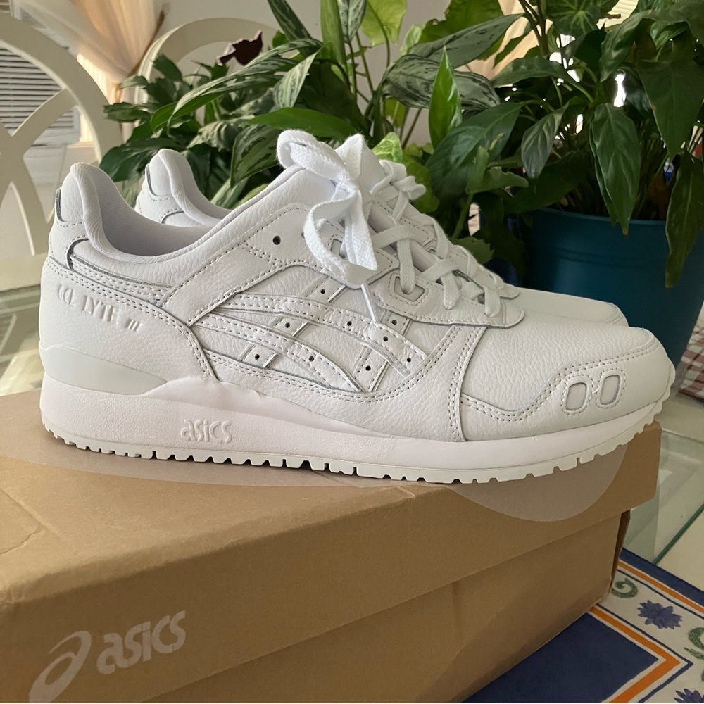 NEW Asics Gel-Lyte III OG sz 10 White Leather